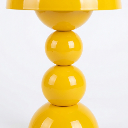 Olen touch lamp stem detail showing the slim cylindrical body