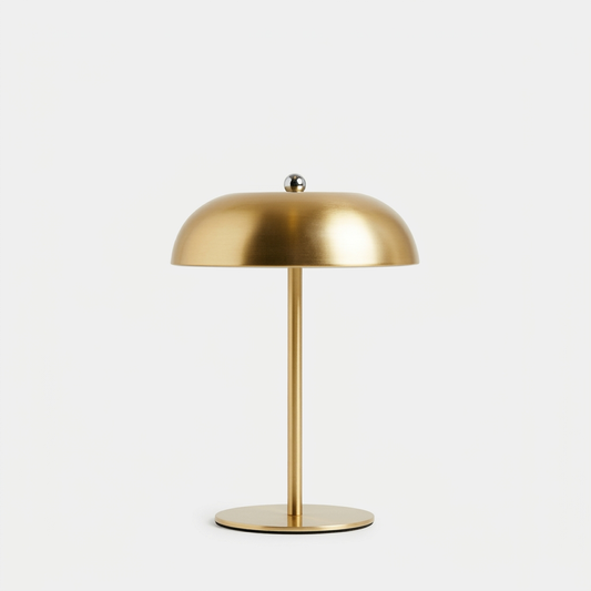 Orla Brass Mushroom Lamp