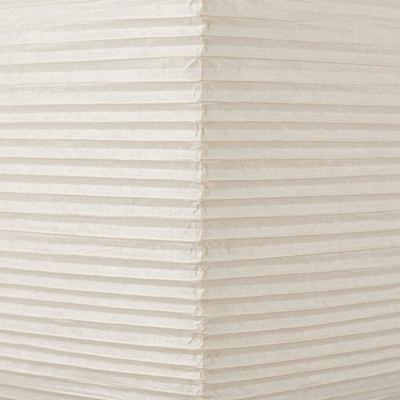 Hara rice paper floor lamp shade texture close-up showing the natural washi paper