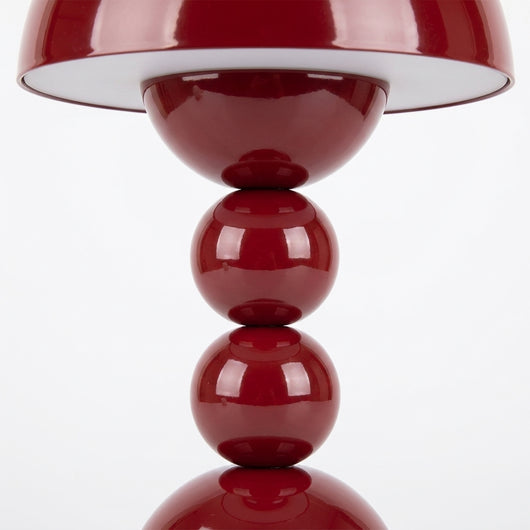 Olen touch lamp stem detail showing the slim cylindrical body