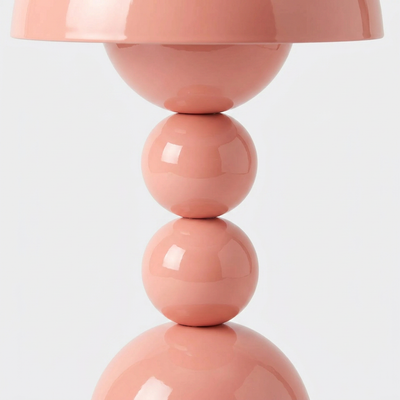 Olen touch lamp stem detail showing the slim cylindrical body