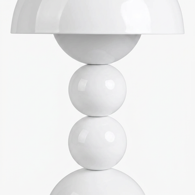 Olen touch lamp stem detail showing the slim cylindrical body