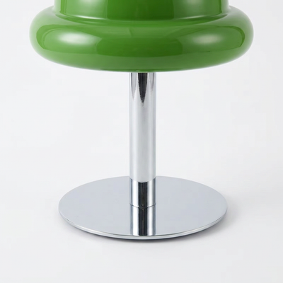 Bubblegum Lamp painted metal base in detail