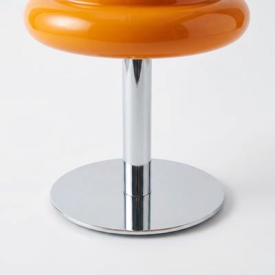 Bubblegum Lamp painted metal base in detail