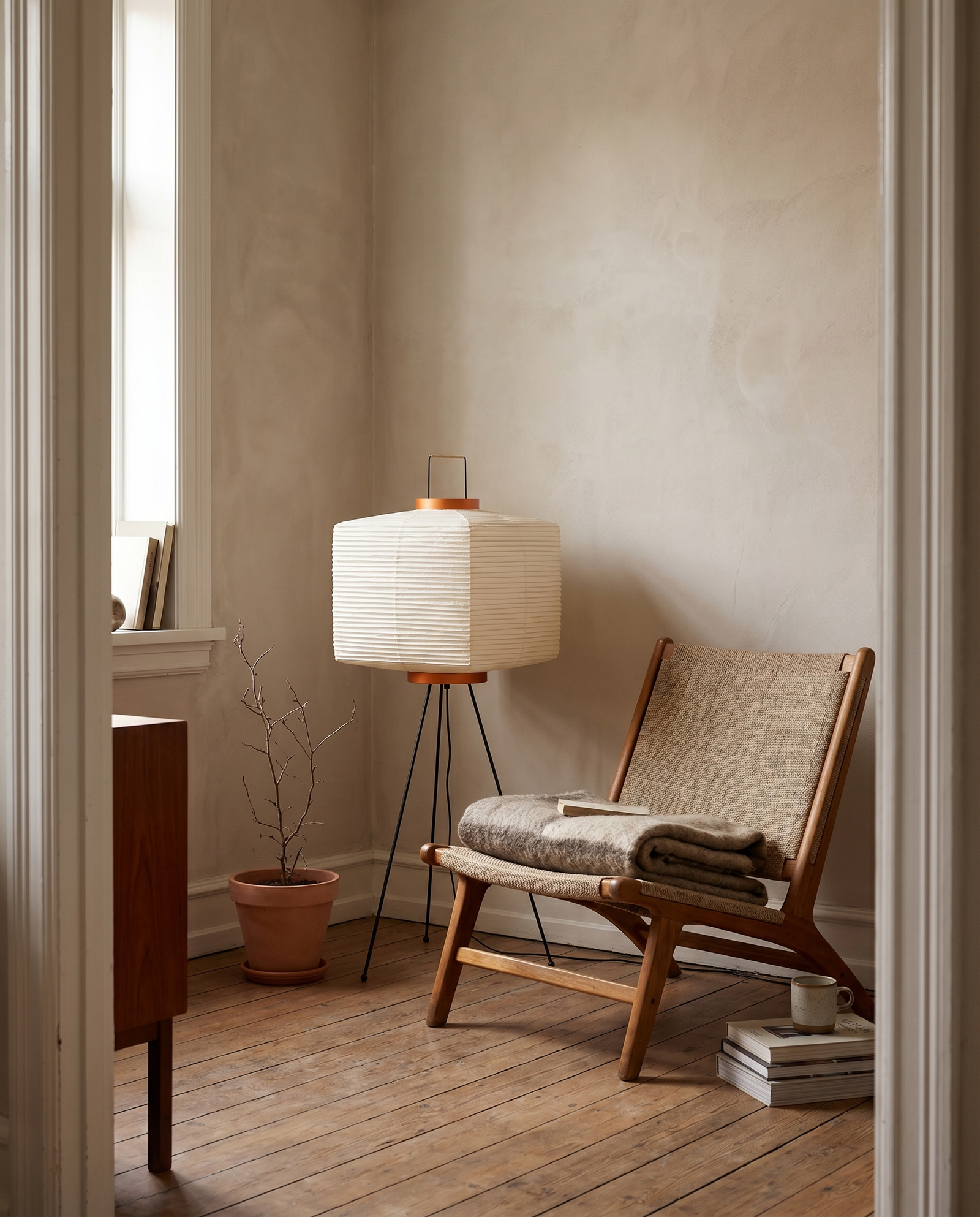 Hara Rice Paper Floor Lamp