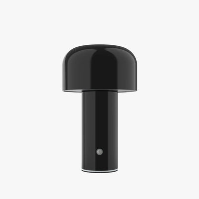 Cana cordless candle-shaped lamp with slim stem, softly rounded top, and rechargeable LED