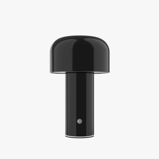Cana cordless candle-shaped lamp with slim stem, softly rounded top, and rechargeable LED