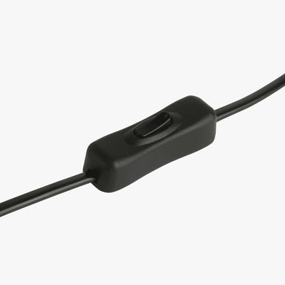 Aurelo Pink sculptural lamp inline cord switch close-up detail
