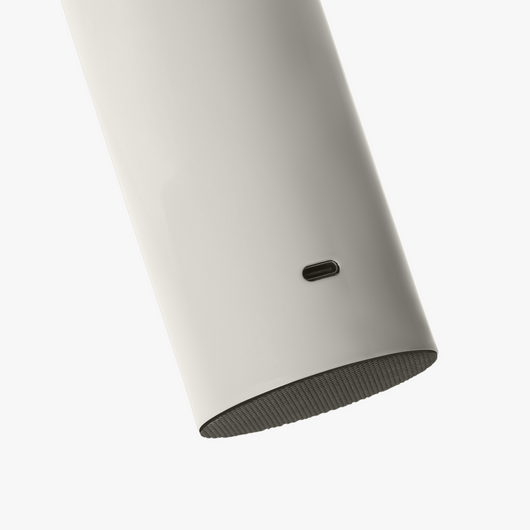 Cana cordless candle-shaped lamp with slim stem, softly rounded top, and rechargeable LED
