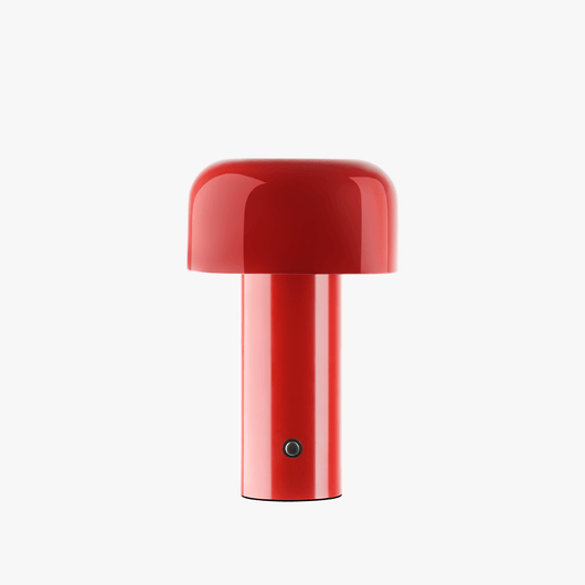 Cana cordless candle-shaped lamp with slim stem, softly rounded top, and rechargeable LED