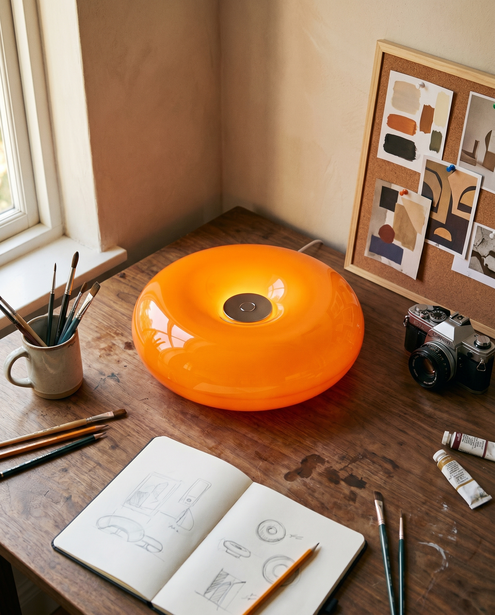 Lira Touch Lamp (Orange)
