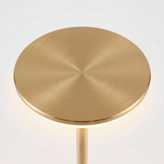 Solis vintage banker desk lamp with amber-tinted glass shade and curved metal arm