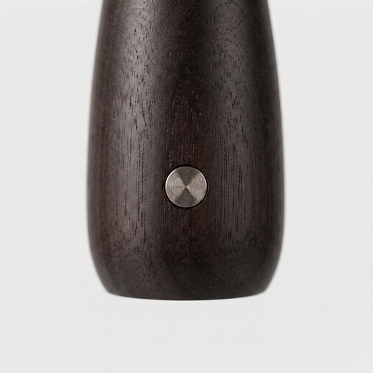 Timber Mushie large mushroom lamp crafted from solid timber with rounded dome shade