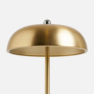 Orla Brass Mushroom Lamp